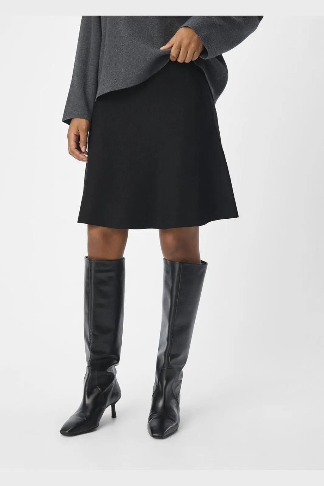 Sale Object Objreynard Short Knit Skirt 4683647 Black
