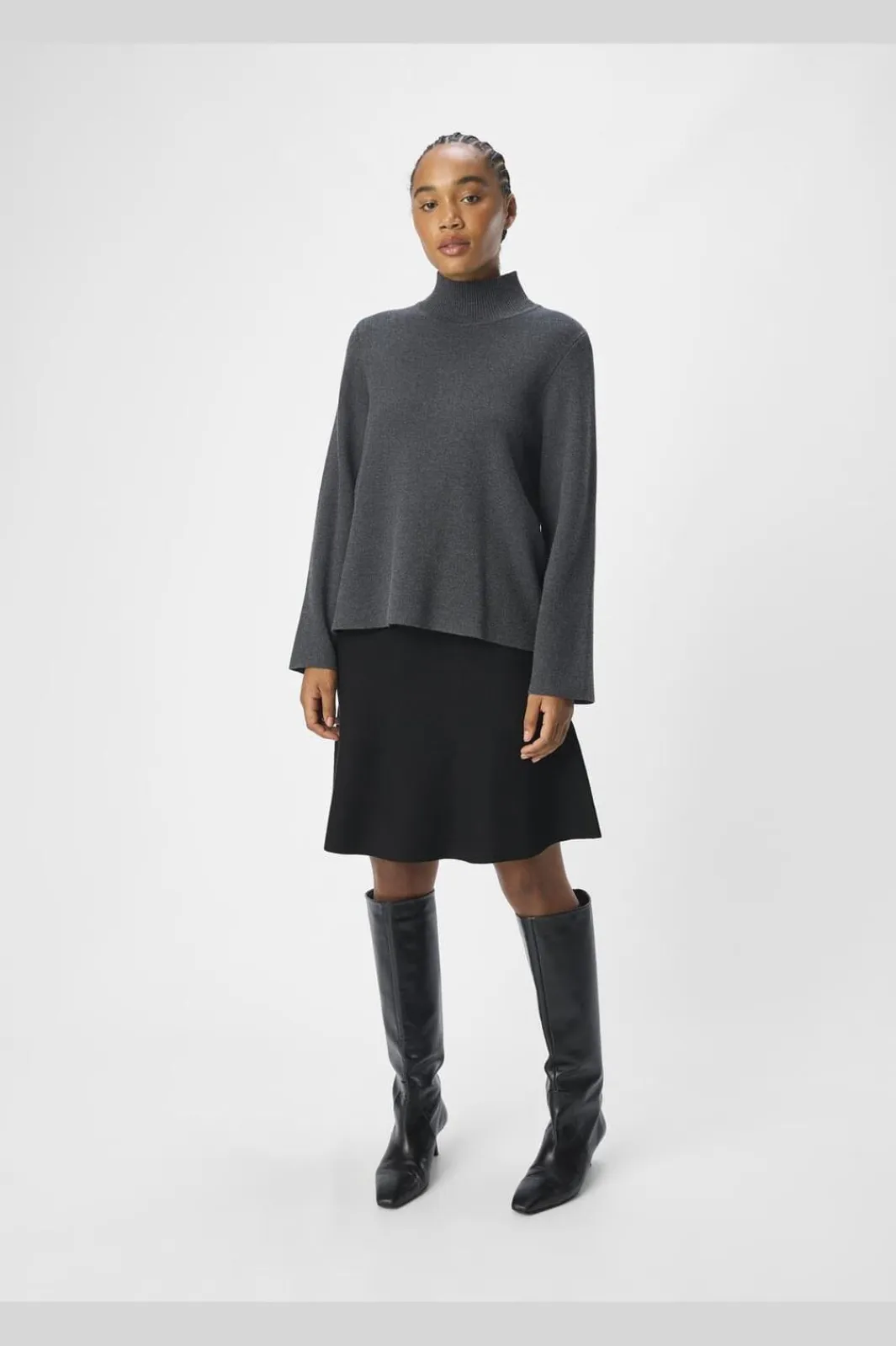 Sale Object Objreynard Short Knit Skirt 4683647 Black