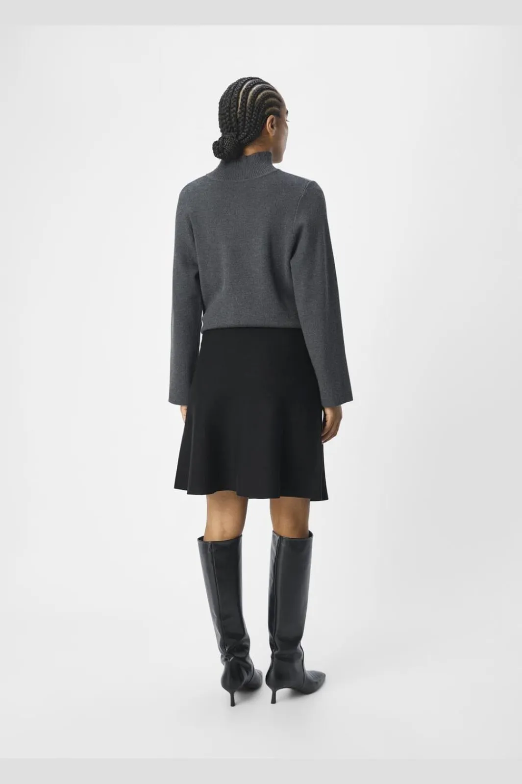 Sale Object Objreynard Short Knit Skirt 4683647 Black