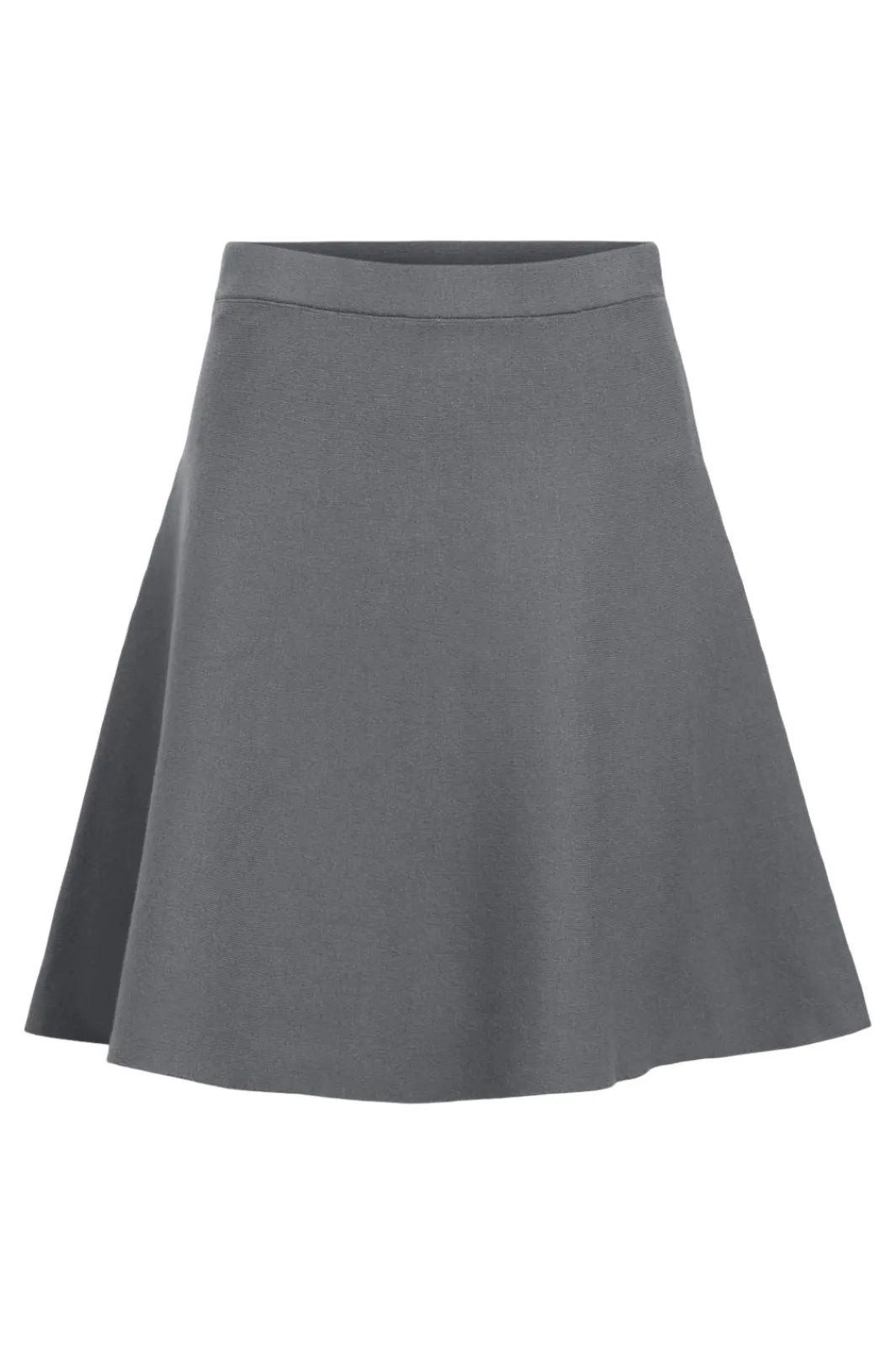 Sale Object Objreynard Short Knit Skirt 4851544 Medium Grey Melange