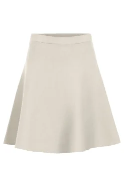 Sale Object Objreynard Short Knit Skirt 4943301 Silver Gray