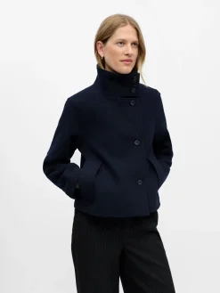 Online Object Objriki Re Short Jacket 4887609 Sky Captain