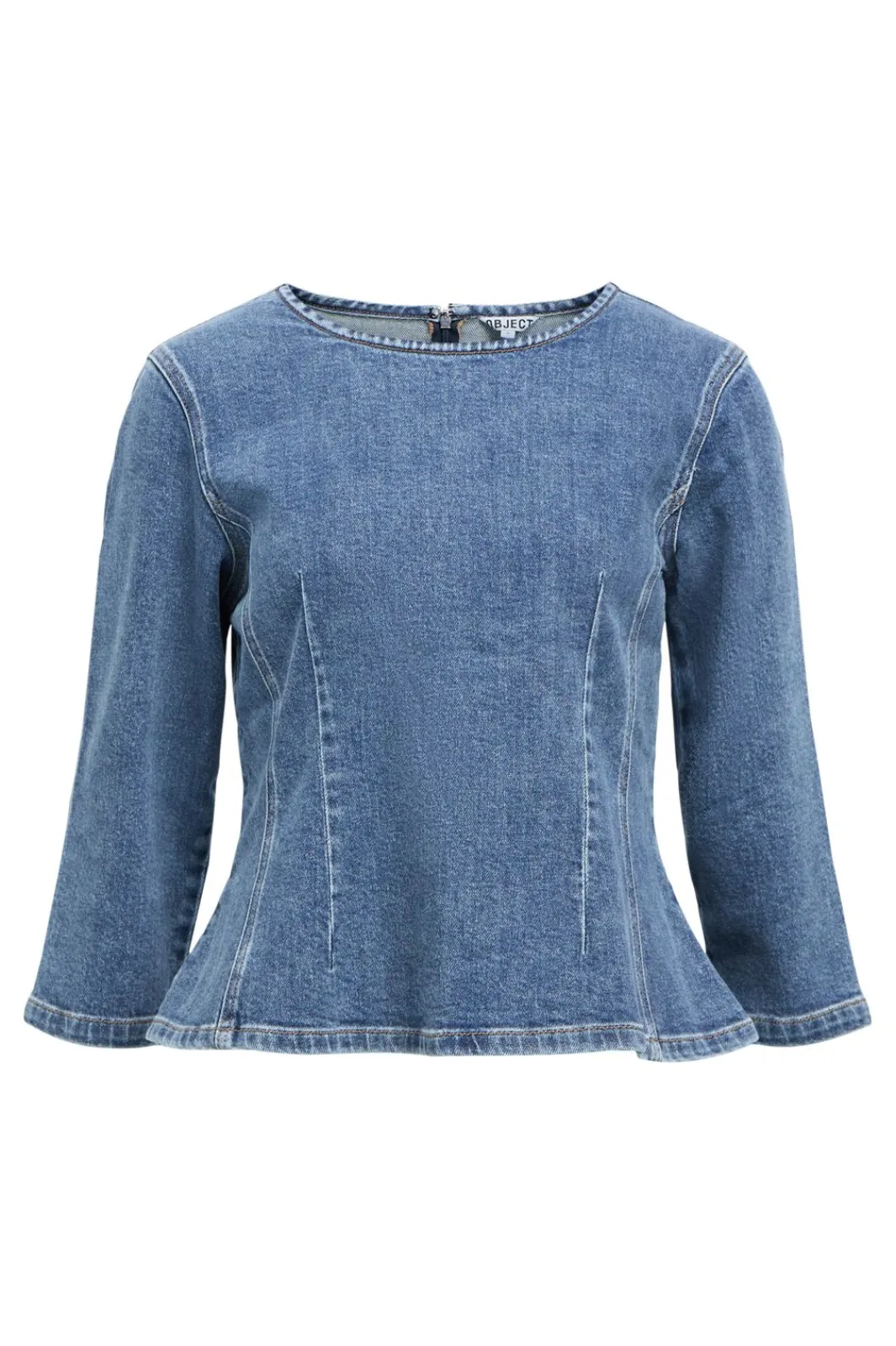 Discount Object Objrosie 2/4 Re Sculpture Top Aw Fair 25 5000973 Medium Blue Denim