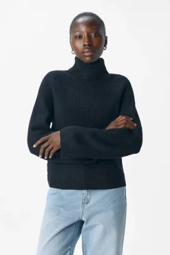 Object Objviola Ls Lo Rollneck Knit 4803559 Black