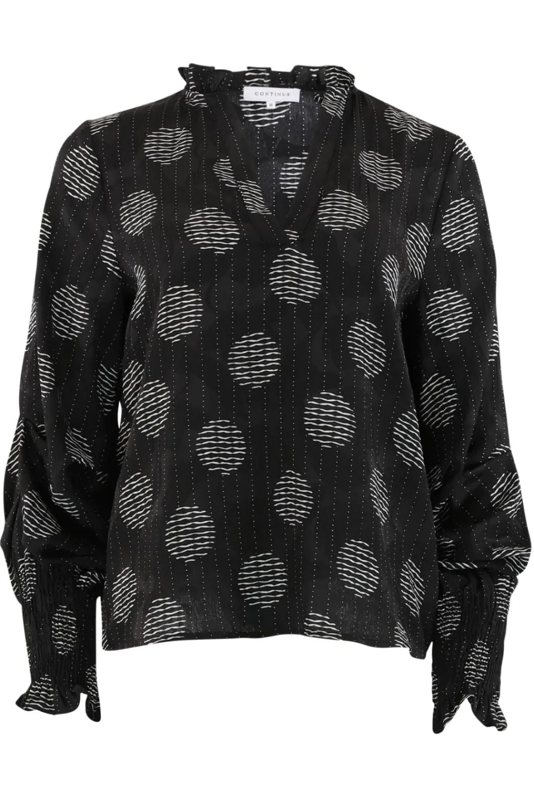 New Continue Oda Cirkel Print 14662 Black Print