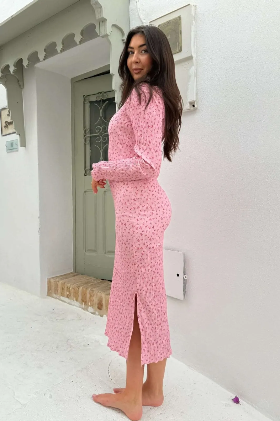 BYIC Odaic Dress ptb Pink Tiny Blossom