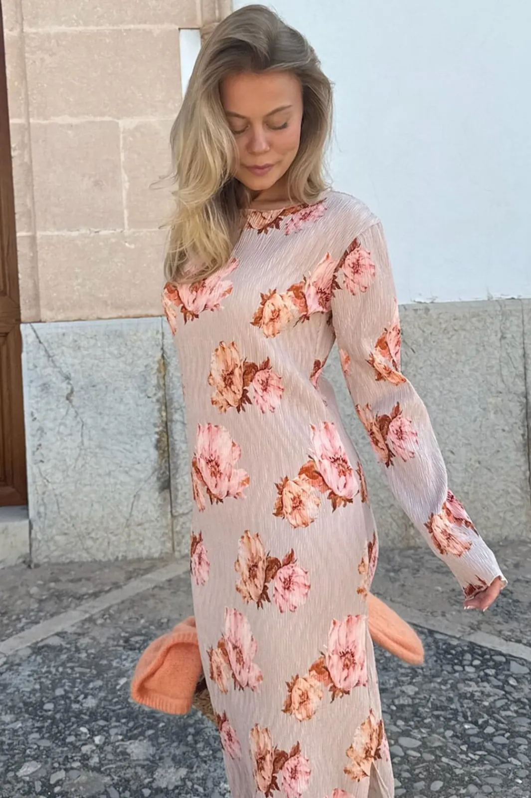 BYIC Odaic Dress A1015 Dusty Rose Print