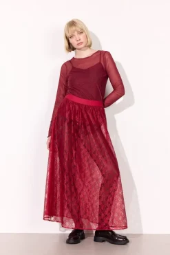 Discount Hunkøn Ofelia Skirt 25926 Zinfandel