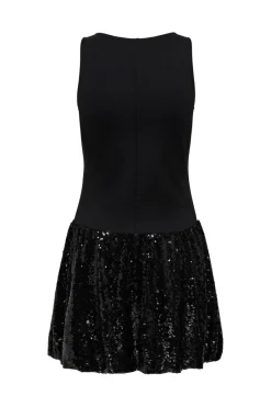 Hot Only Oha Sl Sequins Balloon Dress 5046446 Black