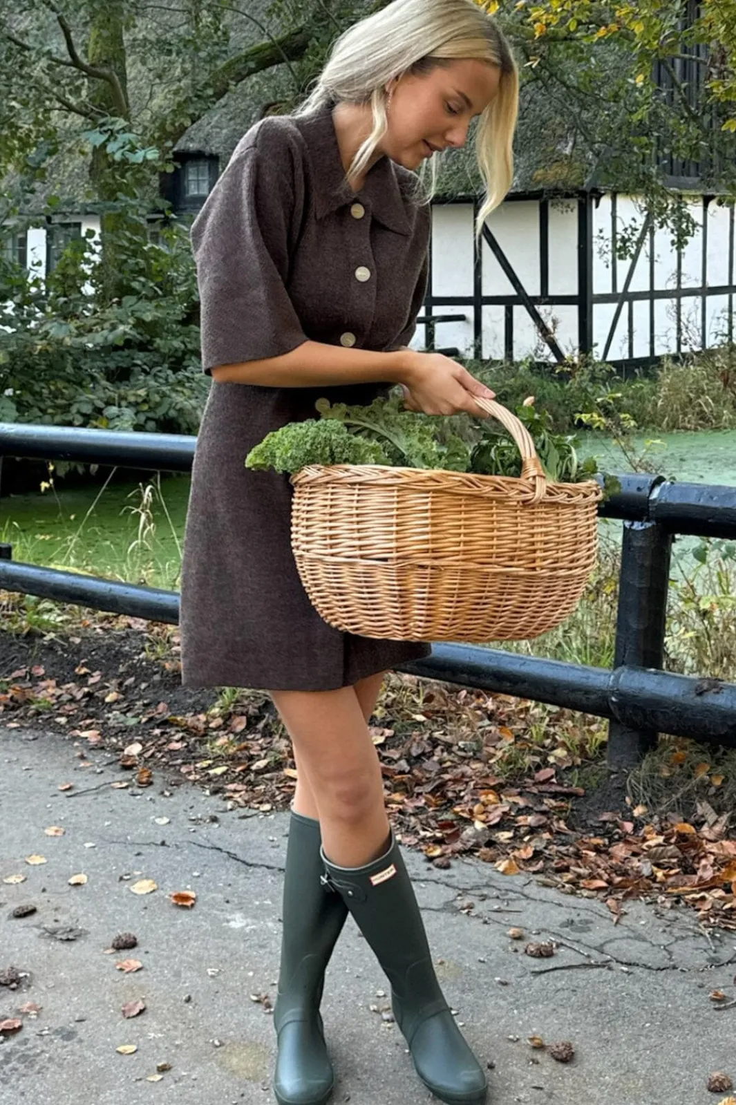 Outlet BYIC Oliviaic Knit Dress H105-1 Dbrown Dark Brown