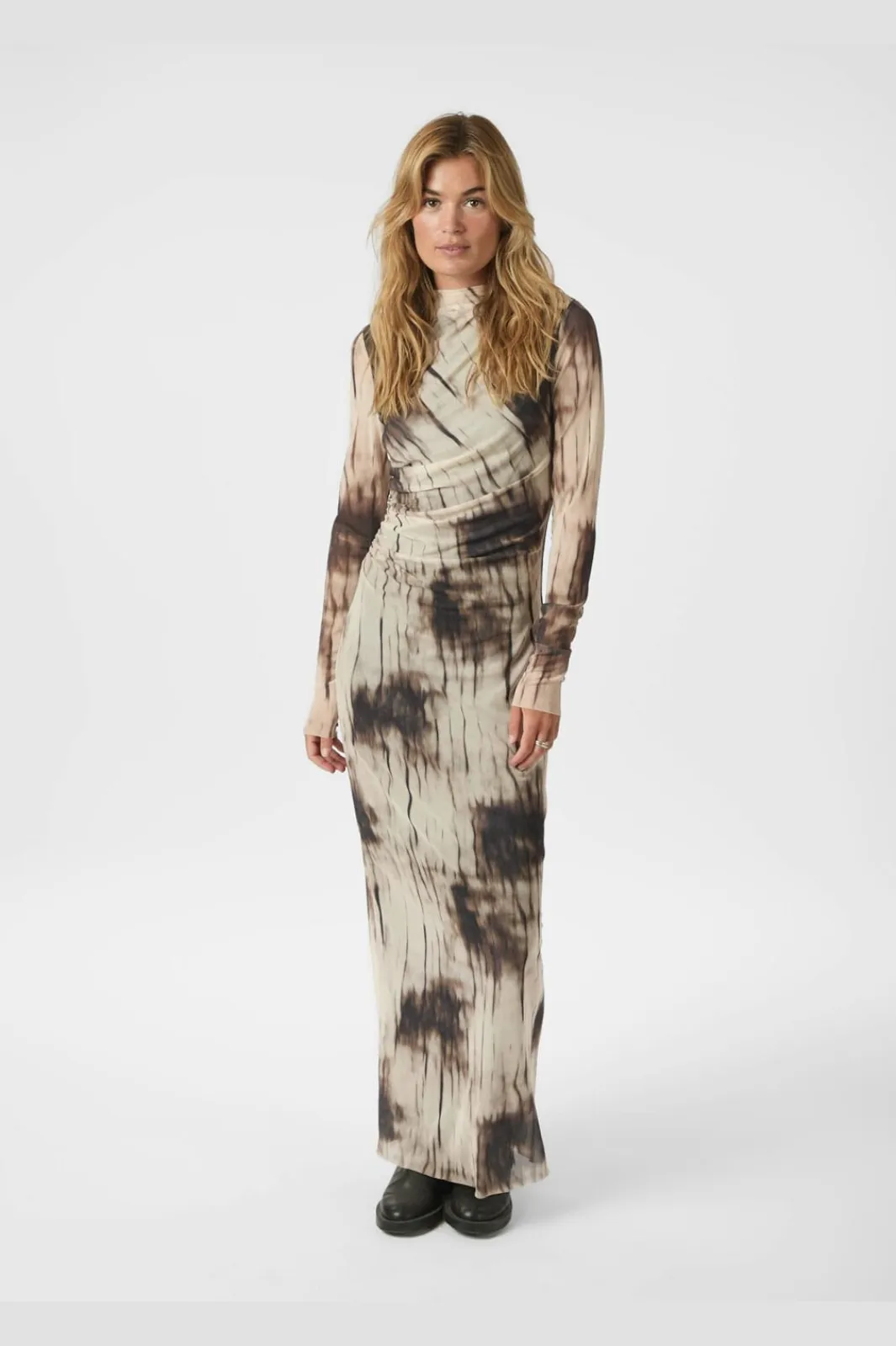 Online Neo Noir Onessa Faded Mesh Dress 166016 306
