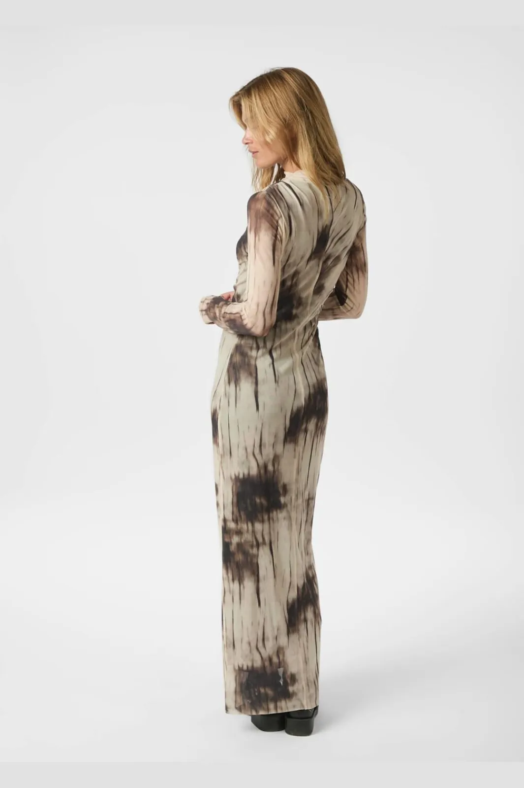 Online Neo Noir Onessa Faded Mesh Dress 166016 306
