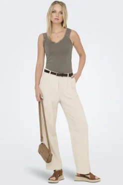 Discount Only Onl30 Free Life S/L Singlet Top 4941141 Walnut