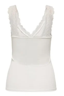 New Only Onl30 Free Life S/L Singlet Top 4946311 Cloud Dancer