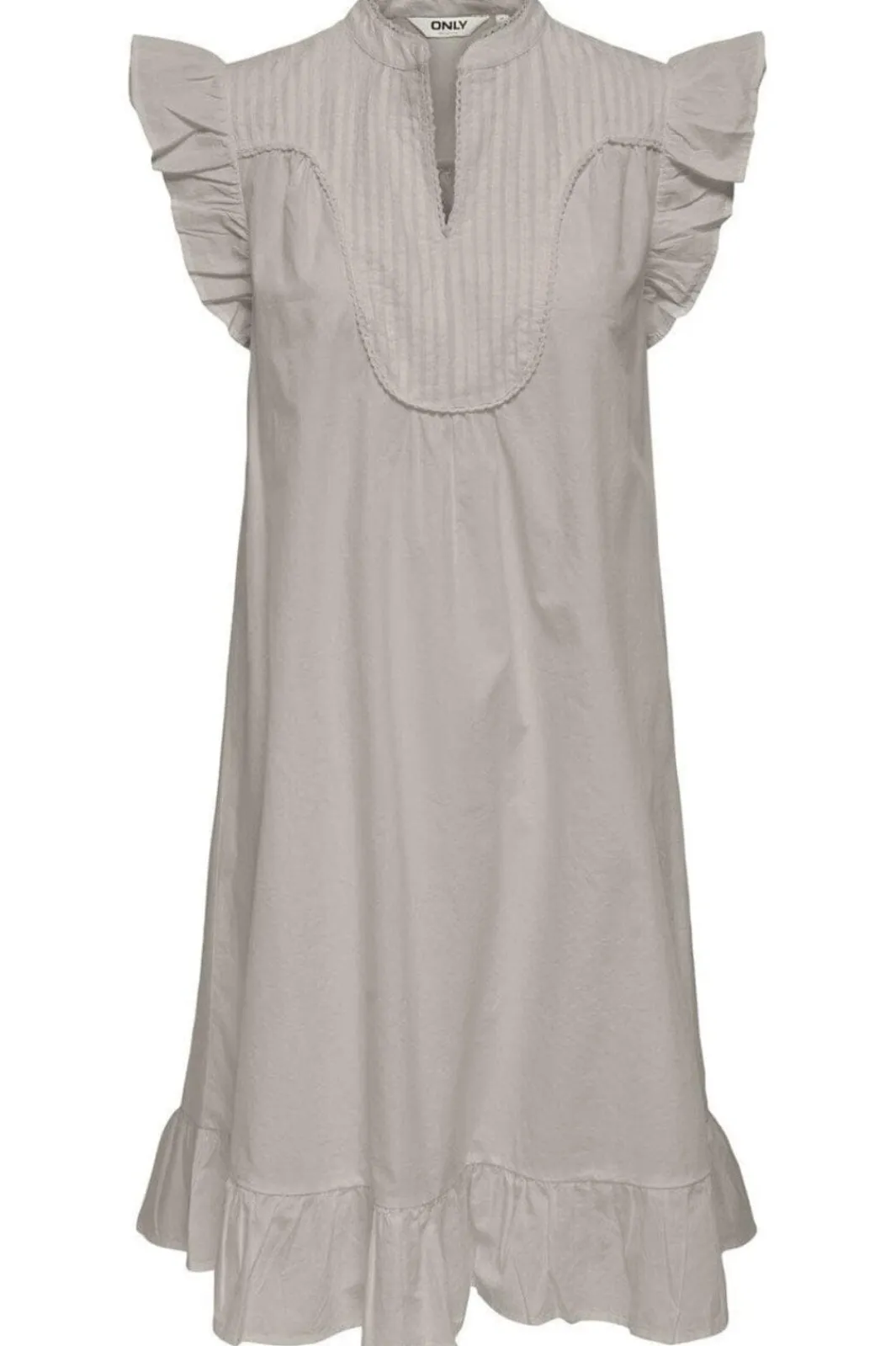 Discount Only Onladda S/L V-Neck Dress 4957288 Chateau Gray
