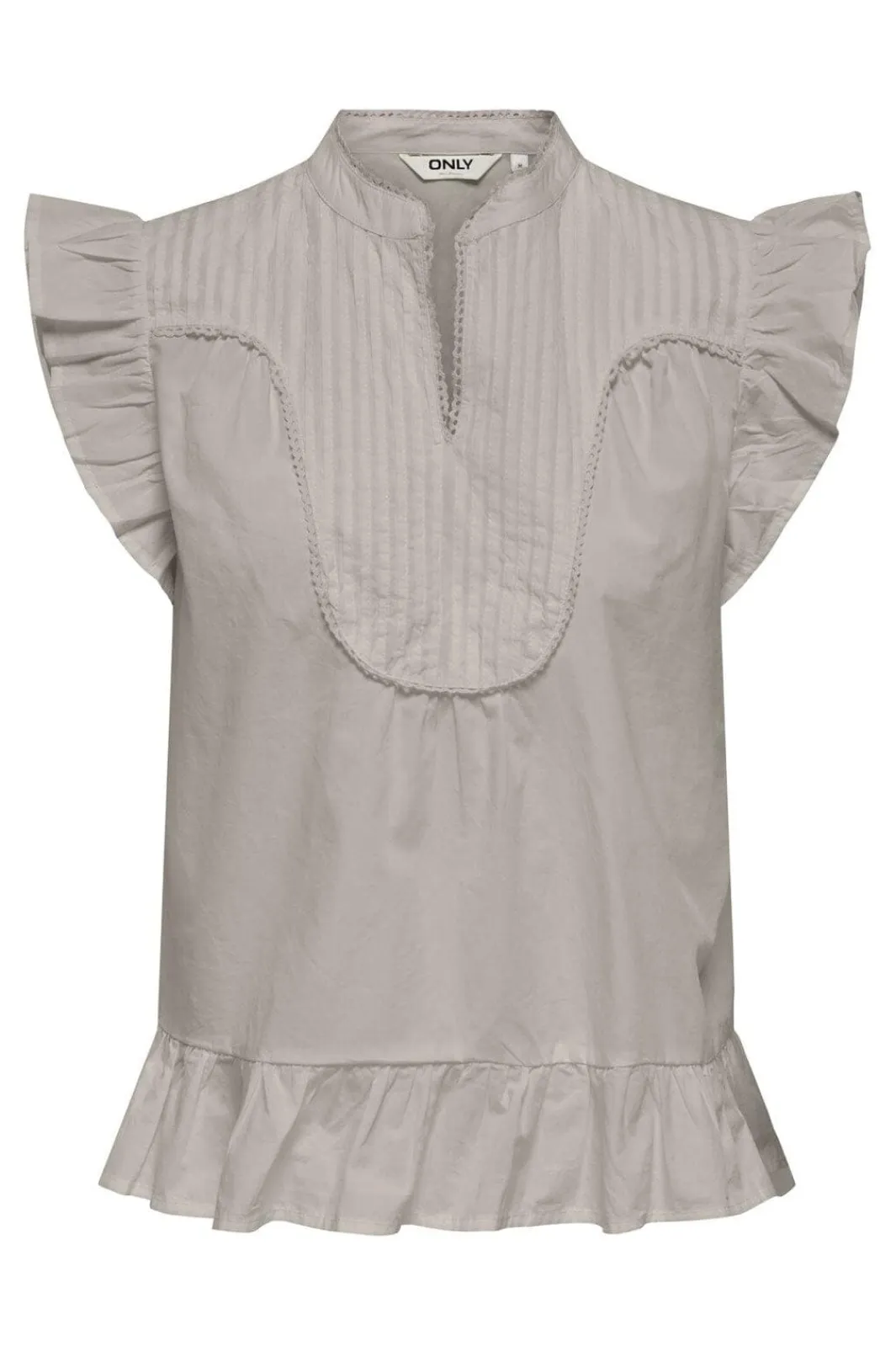Outlet Only Onladda S/L V-Neck Top 4957296 Chateau Gray