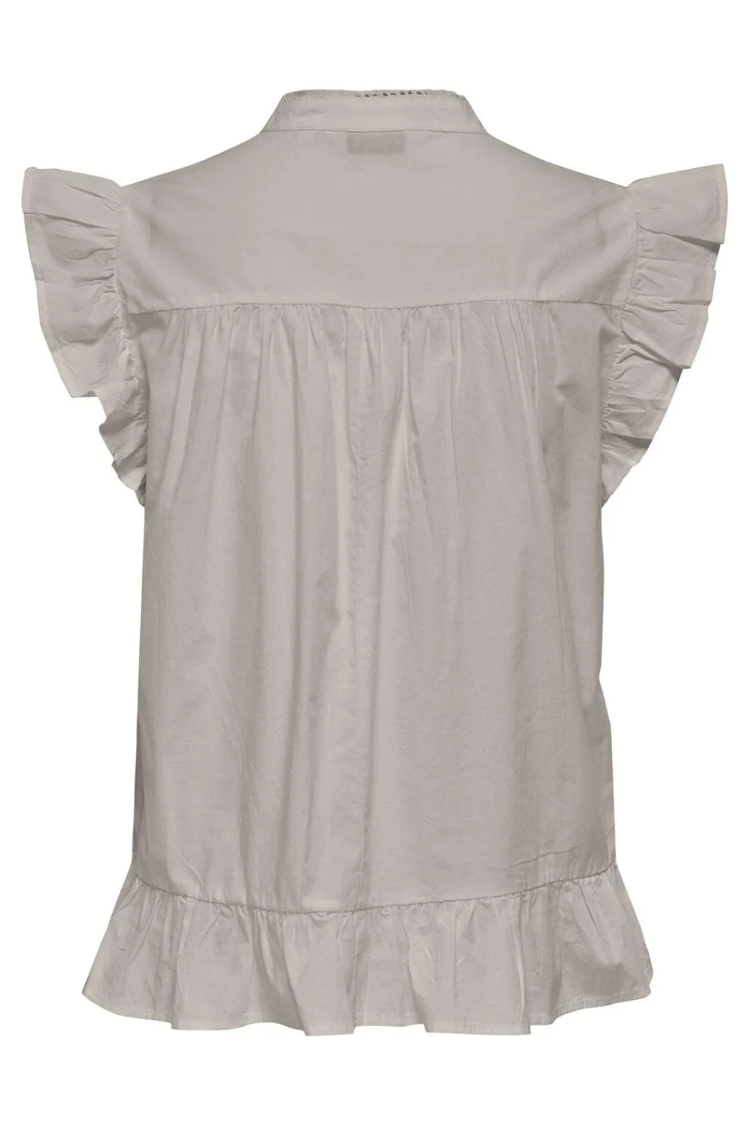 Outlet Only Onladda S/L V-Neck Top 4957296 Chateau Gray