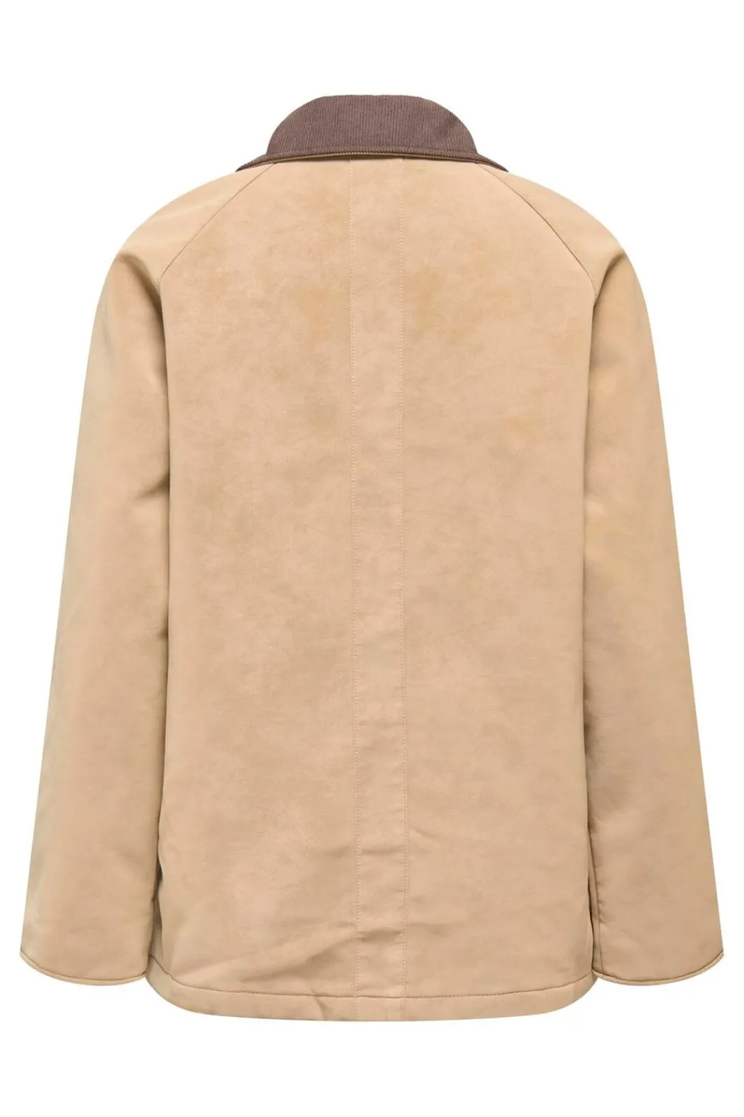 Hot Only Onlaggie Faux Suede Contrast Jacket 4960014 Tannin