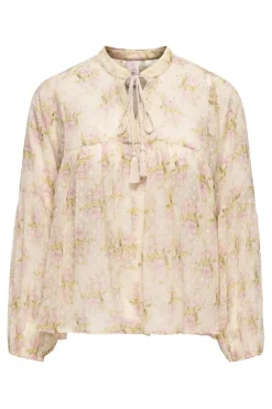 Discount Only Onlaida Elisa Ls Top 4707622 Egret Lily Garden