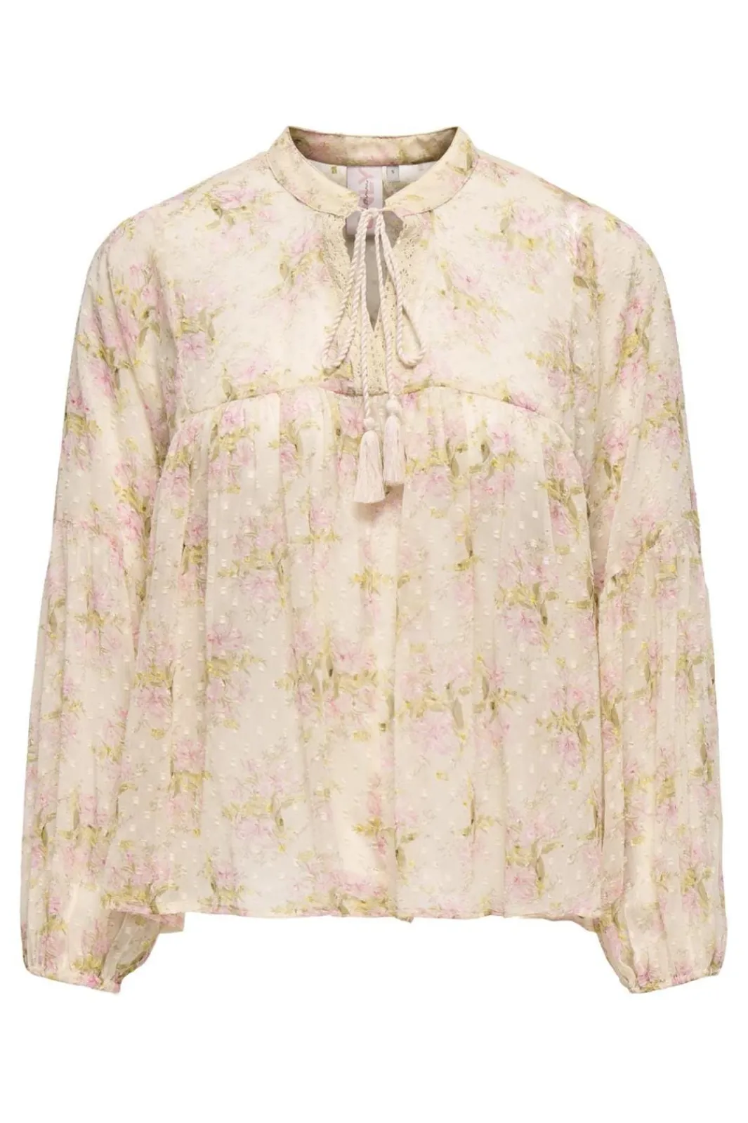 Discount Only Onlaida Elisa Ls Top 4707622 Egret Lily Garden