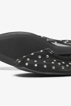 Outlet Only Shoes Onlakira-4 Mesh Studs Ballarina 4842595 Black