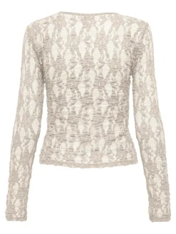 Outlet Only Onlalba L/S Lace Top 4957027 Birch