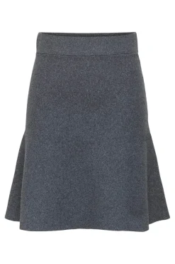 Best Only Onlama Life Skater Skirt Cc Knt 4774969 Medium Grey Melange