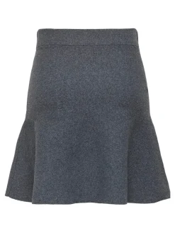 Best Only Onlama Life Skater Skirt Cc Knt 4774969 Medium Grey Melange