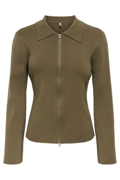 Only Onlandrea Ls Zip Polo Cardigan Knt 4892999 Cub