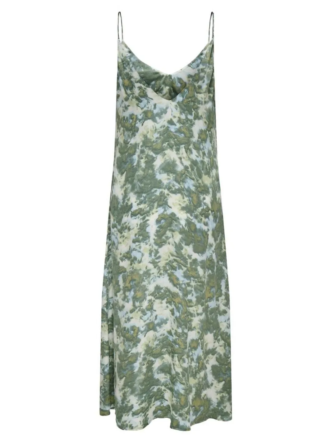 Clearance Only Onlannlouise Strap Long Dress 4902916 Balsam Green Tie Dye