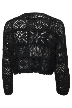 New Only Onlbeach Life 7/8 Tie Cardigan Knt 3991923 Black