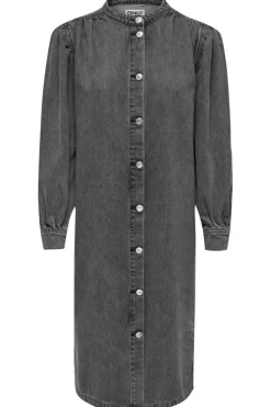Best Only Onlbeate L/S Midi Dress 4692192 Medium Grey Denim