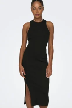 Online Only Onlbelfast SL Midi Dress Jrs 4007039 Black