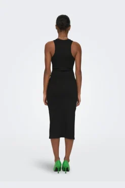 Online Only Onlbelfast SL Midi Dress Jrs 4007039 Black