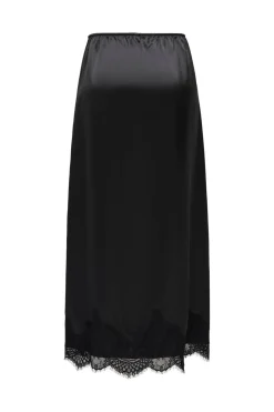 Outlet Only Onlbella Satin Lace Skirt 5083909 Black