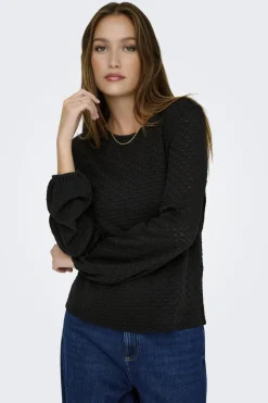 Hot Only Onlbelle Life L/S Top 4891982 Black