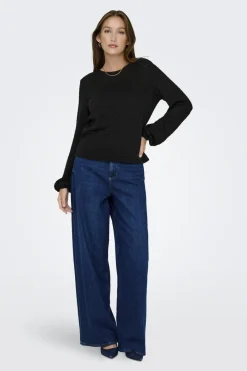 Hot Only Onlbelle Life L/S Top 4891982 Black