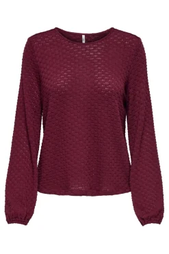 Online Only Onlbelle Life L/S Top 4839874 Cabernet