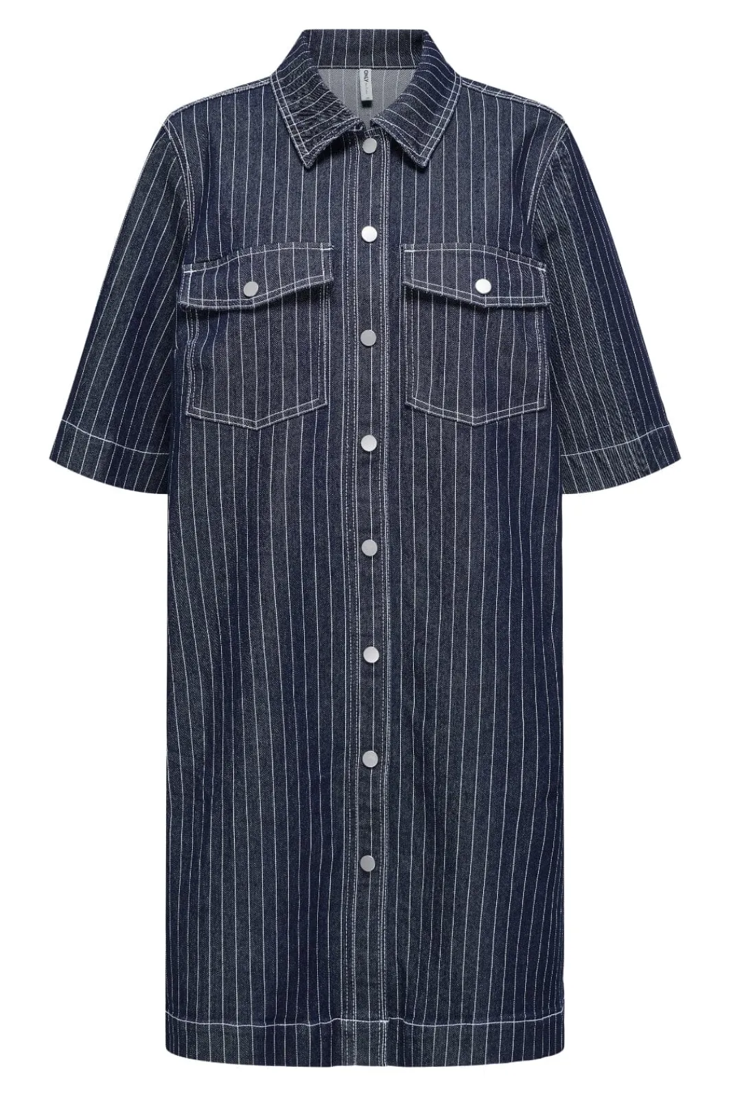 Clearance Only Onlbelle S/S Stripe Dress Gua 4740251 Dark Blue Denim Stripe