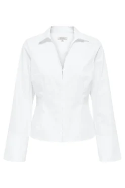 Only Onlbeya Ls Fitted Hook Shirt 4942456 Bright White
