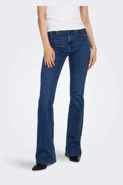 Only Onlblush B-Poc Flared Pim134 5000266 Dark Blue Denim
