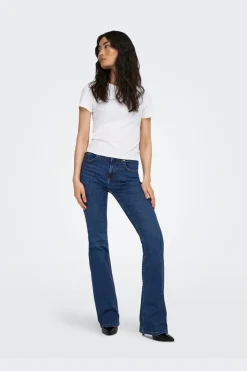Only Onlblush B-Poc Flared Pim134 5000266 Dark Blue Denim