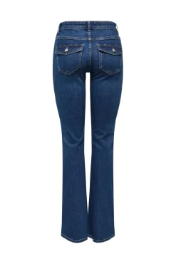 Only Onlblush B-Poc Flared Pim134 5000266 Dark Blue Denim