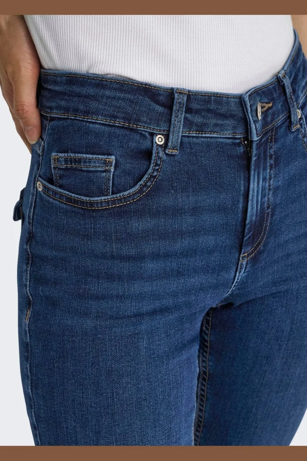 Only Onlblush B-Poc Flared Pim134 5000266 Dark Blue Denim