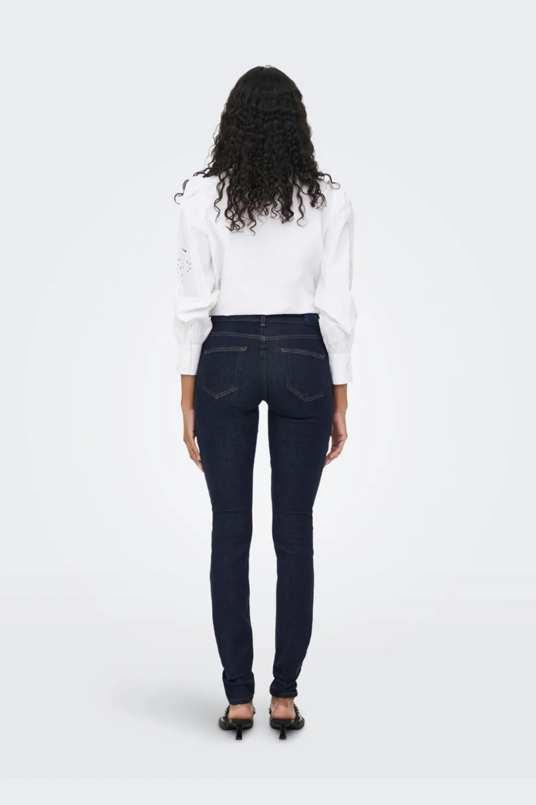 Discount Only Onlblush Mid Sk Stayblue 3915471 Dark Blue Denim