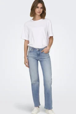 Only Onlblush Mid Straight 4641416 Light Blue Denim