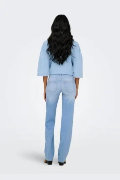 Online Only Onlblush Mid Straight Rea828 4921487 Light Blue Denim