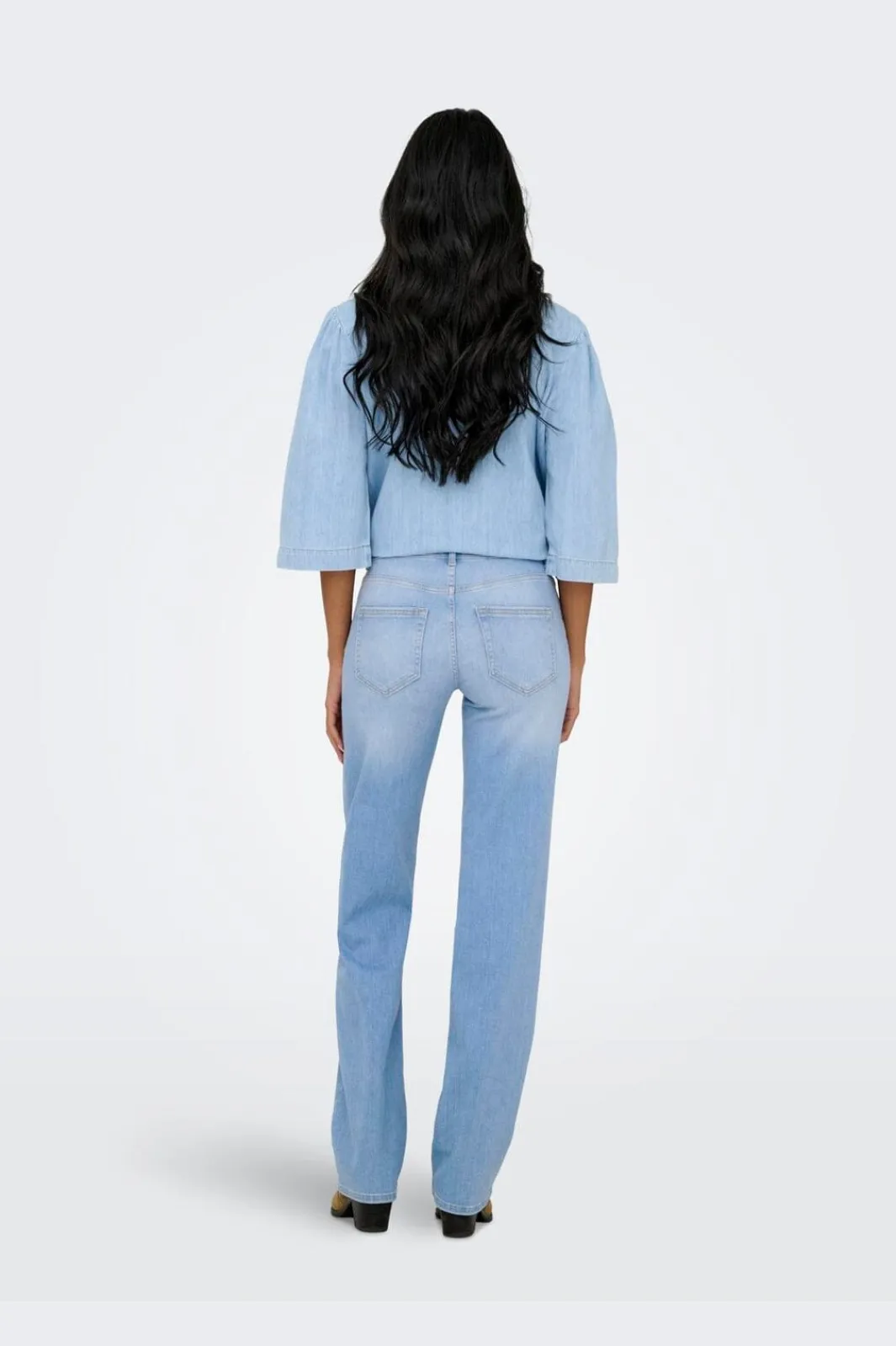Online Only Onlblush Mid Straight Rea828 4921487 Light Blue Denim