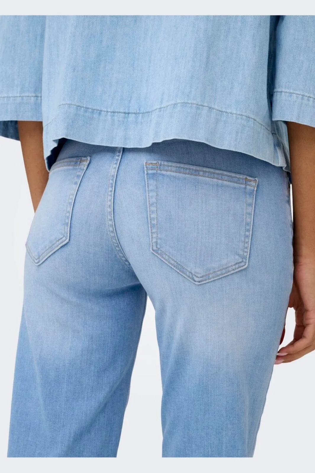 Online Only Onlblush Mid Straight Rea828 4921487 Light Blue Denim