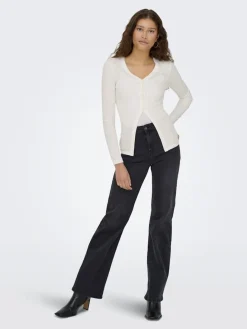 New Only Onlbora L/S Cardigan 4956937 Cloud Dancer